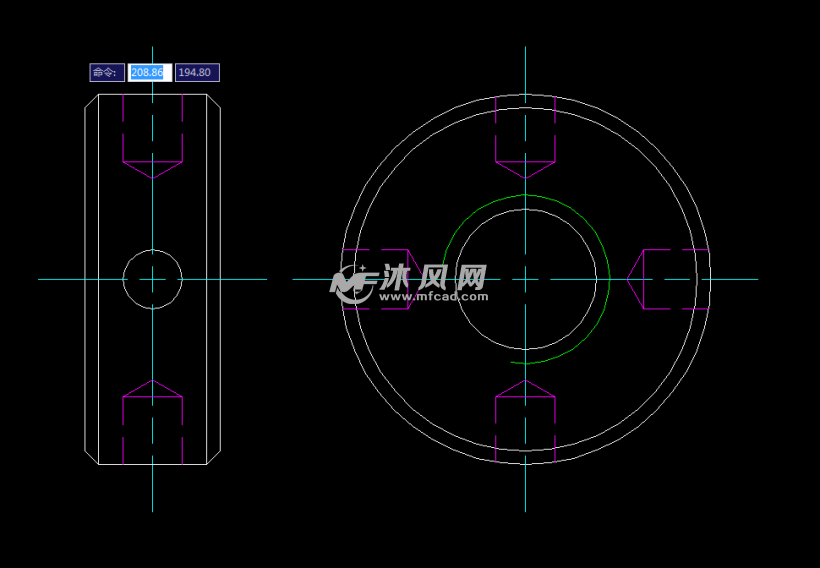 侧面带孔圆螺母 gb 816-88