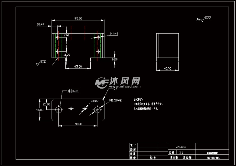 自动锁机械机CAD螺丝-AutoCAD图纸加工机机电cad编号规范图纸图片