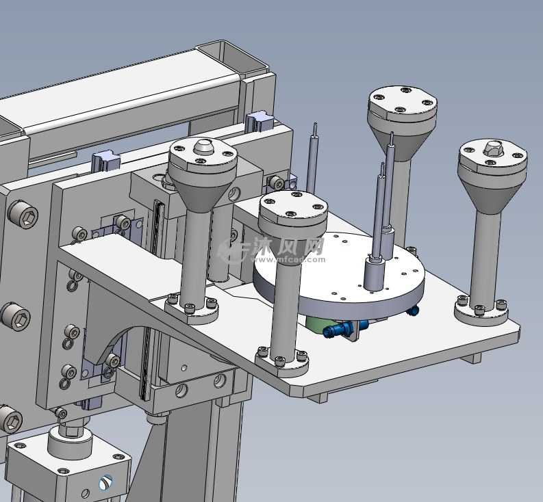 圆柱销漏装检测设备、机械检测 - solidworks机