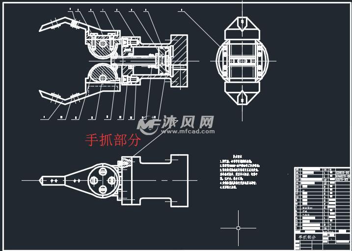 气动机械手模仿人手和臂的某些动作功能设计