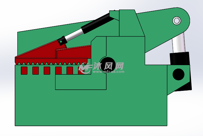 鳄鱼剪模型 - solidworks机械设备模型下载 - 沐风图纸