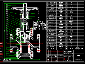 DN65阀套式排污阀 - AutoCAD泵阀类图纸下载