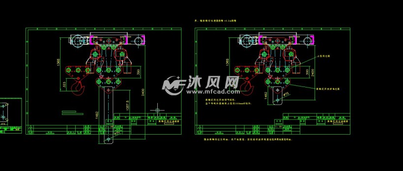 重锤式限位组装图