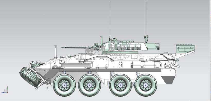 加拿大陆军laviii型轮式装甲车模型