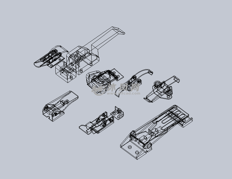 铰链sw模型图 - solidworks生活用品类模型下载