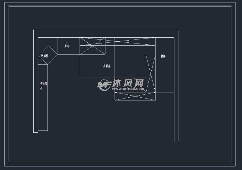 下载模型床家具-cad高低原创,苹果,图纸,三维家装2015cad注册机图片