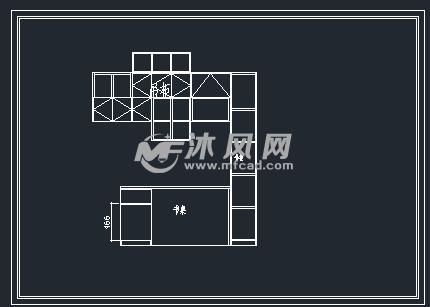 原创高低床图纸 - cad模型下载,家具,家装,三维