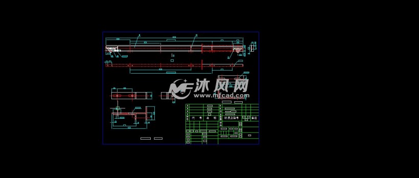 全自动喷淋清洗线 - 其他autocad机械图纸