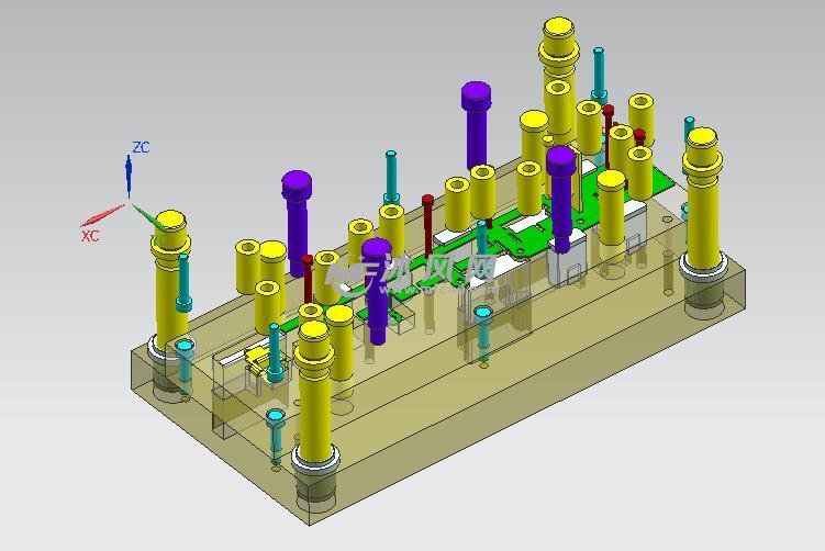 固定件的多工位级进模设计【带三维图】