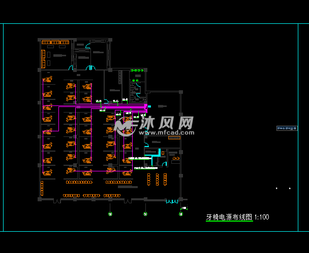 口腔医院水电施工图 - 公共建筑电气CAD