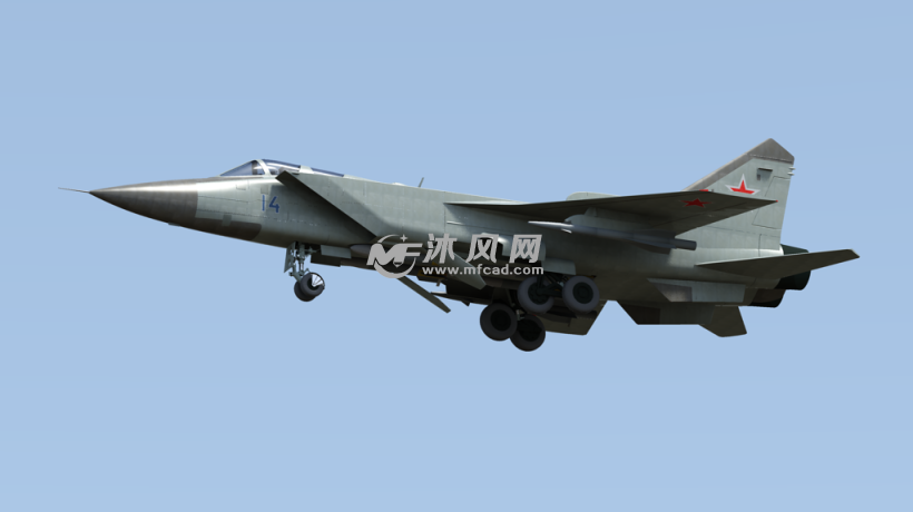 苏联米格31战机AUTOCAD模型文件