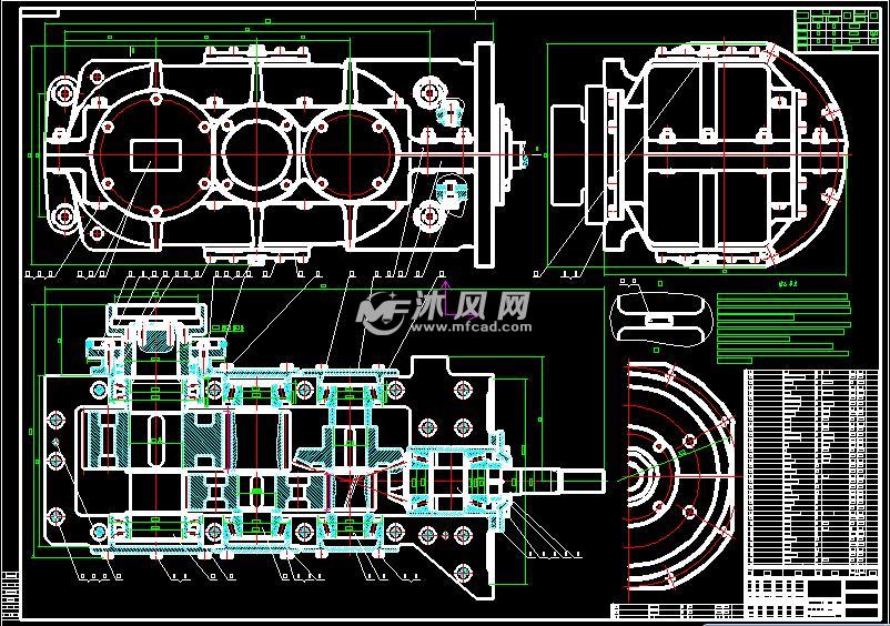 JS75减速器 - AutoCAD减速机械设备图纸下载