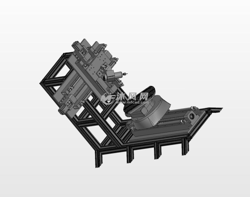 5轴雕刻机 - solidworks机械设备模型下载