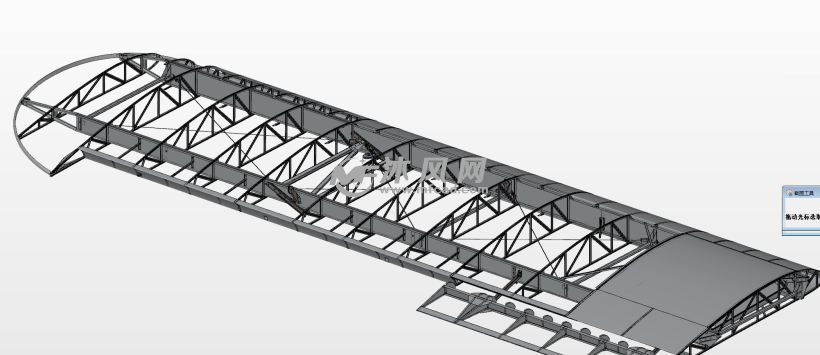 PIPER PA-18飞机机翼 - solidworks交通工具模