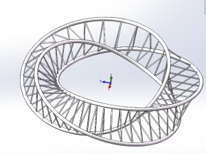 莫比乌斯环模型 - solidworks中性文件类模型下