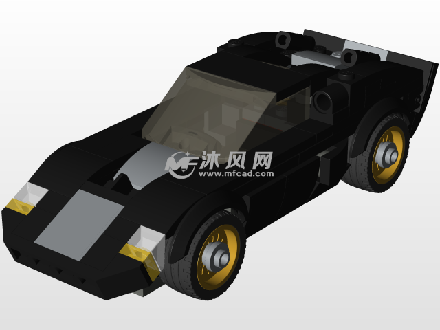 乐高赛车比赛现场模型 - inventor生活用品类模