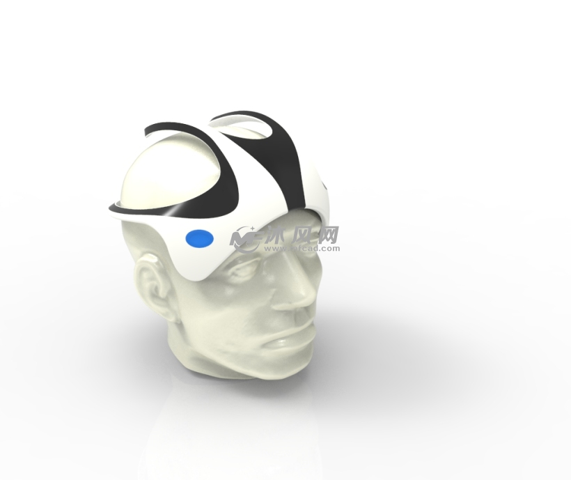 脑电波头盔 - proe家用电器类模型下载