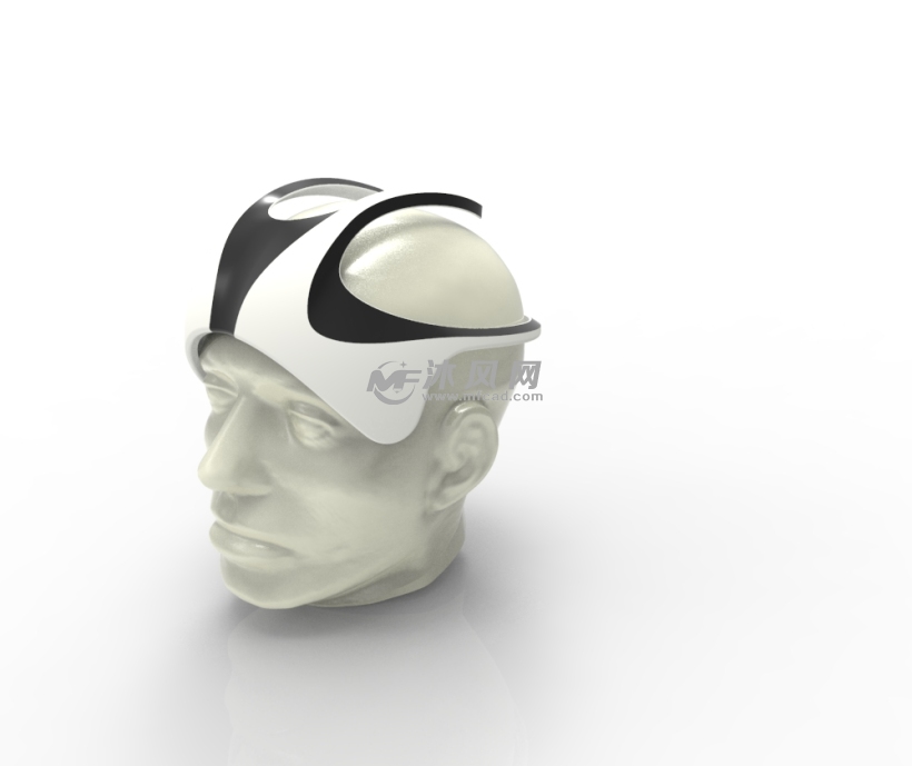 脑电波头盔 - proe家用电器类模型下载