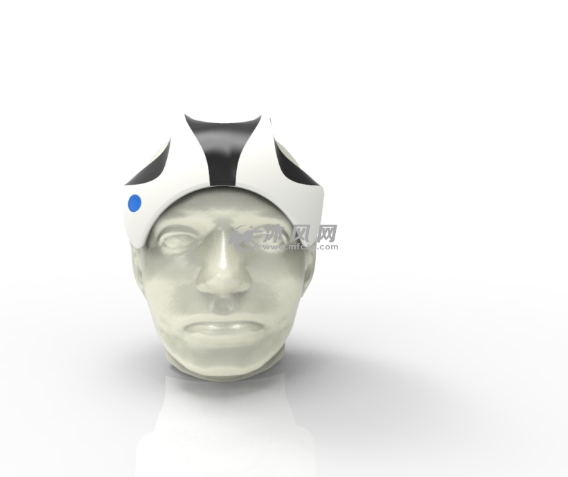 脑电波头盔 - proe家用电器类模型下载