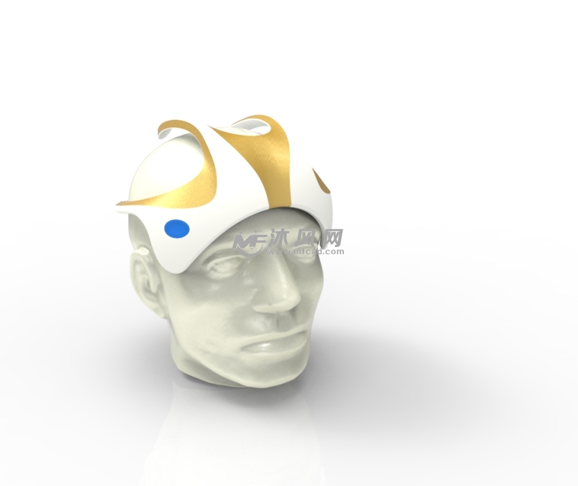 脑电波头盔 - proe家用电器类模型下载