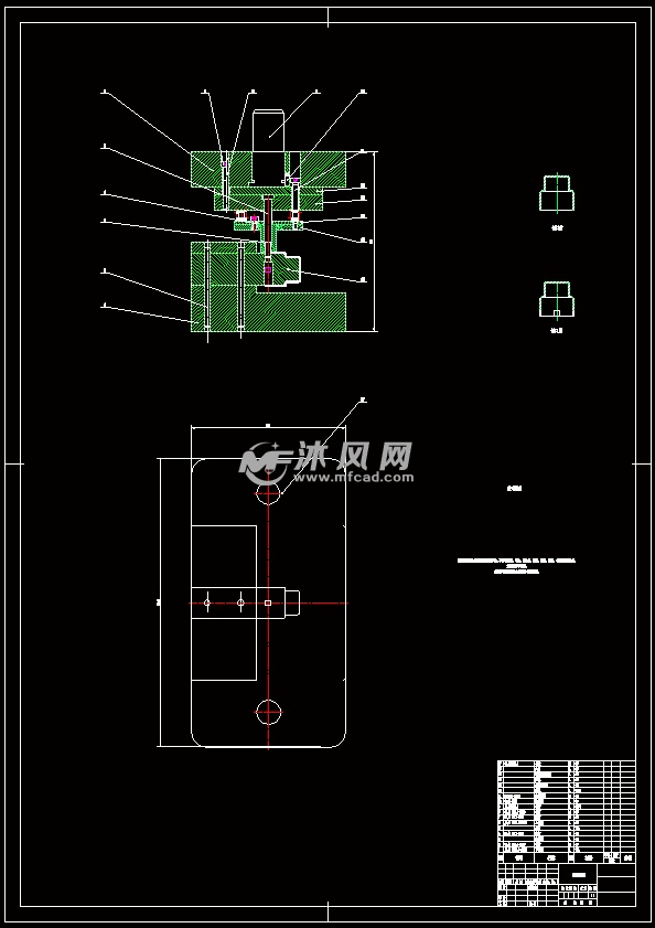 设计方案 模具(塑料,五金) 悬臂冲孔模-卸料圈