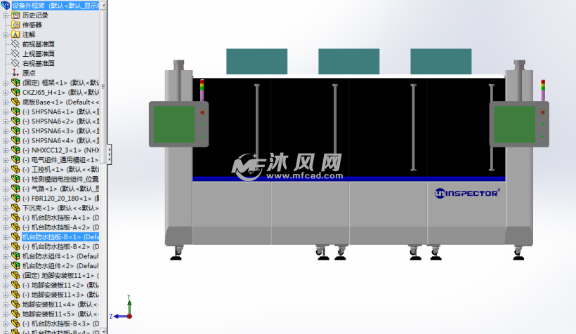 轮毂检测设备外观设计参考