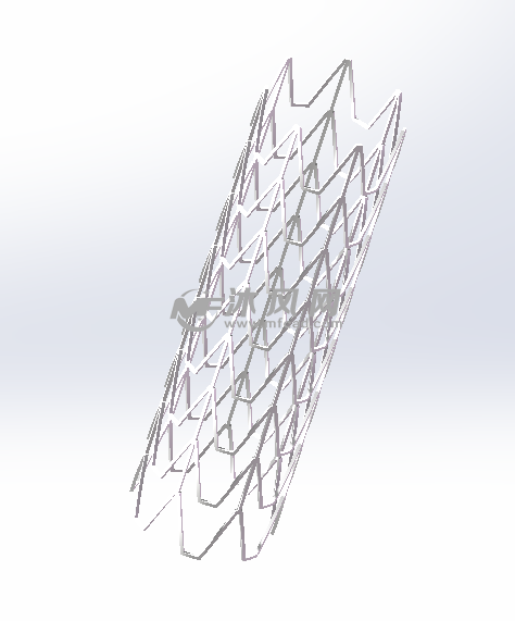 血管支架solidworks模型