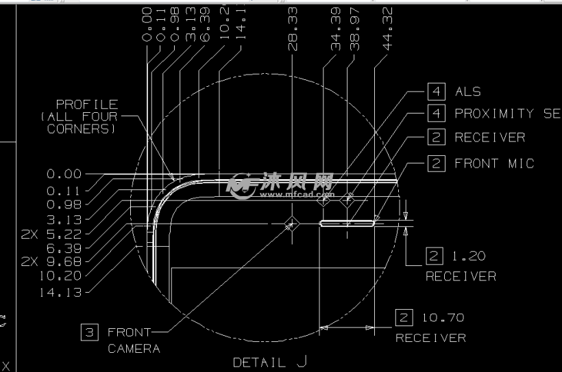苹果iphone 6s\/6sp手机模型抄数CAD图纸 - 生