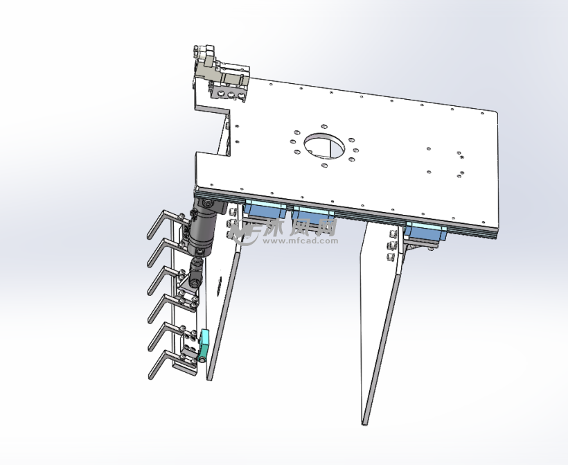 机器人码垛夹板夹具