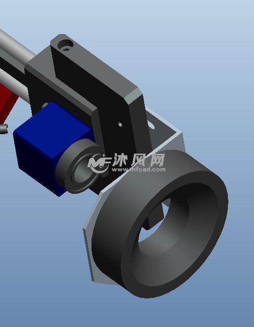 ccd检测设备 - proe机械设备模型下载