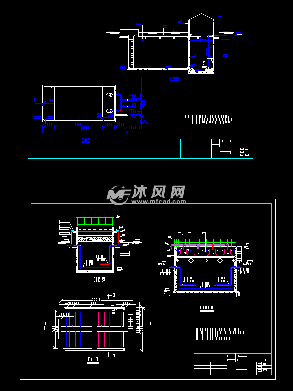 养猪场生产废水处理工程设计图