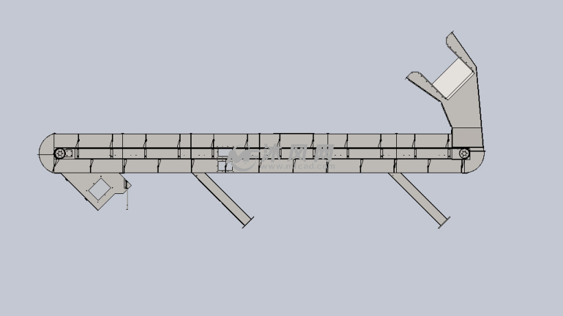输送机solidworks三维模型
