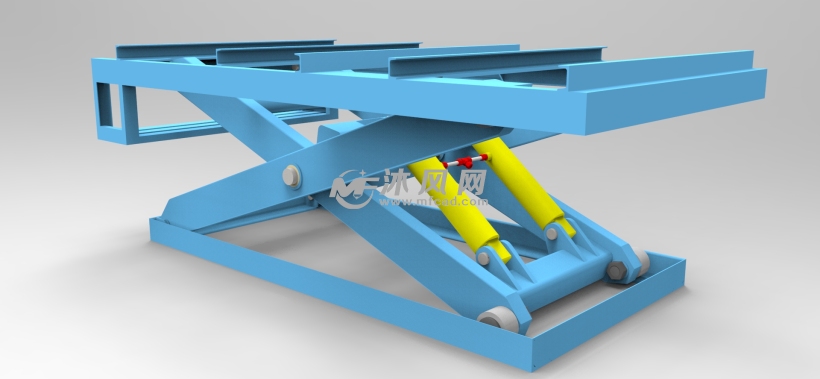 solidworks剪叉式升降机设计