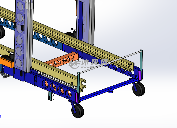 移动升降机设计模型 - 工程机械\/建筑机械 - 沐风