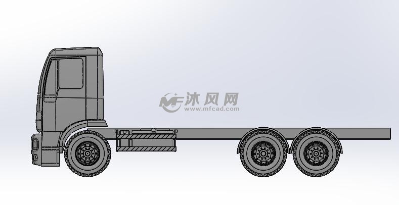 sw奔驰卡车制作模型