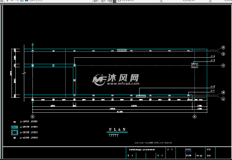 (1/4) 雨棚平面图图纸简介人行地下通道雨棚设计图包括雨棚顶面图