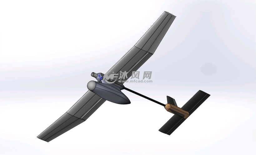 滑翔机制作模型 - 航空航天图纸 - 沐风网