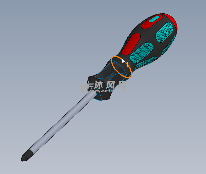 十字螺丝刀sw模型 - 手动工具图纸 - 沐风网