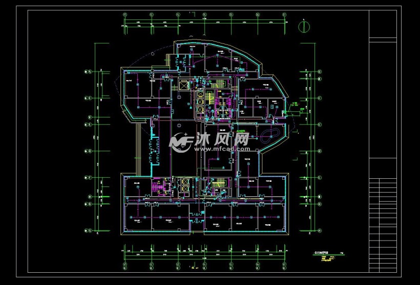 某实验楼火灾自动报警系统设计图纸 - AutoCA