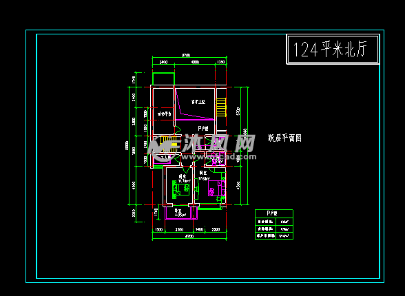 多层住宅20种cad户型图 - AutoCAD住宅建筑平