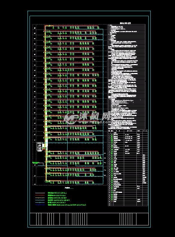 某酒店火灾自动报警系统CAD设计图 - AutoCA