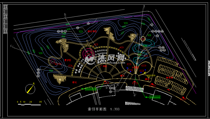 索引平面图