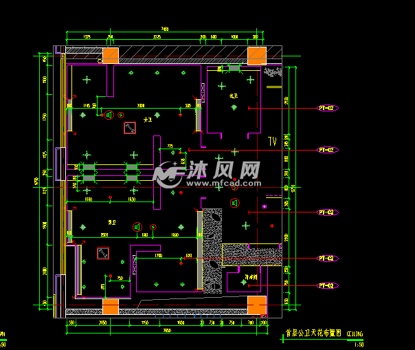 郑州大董酒店全套装修施工图和实景图 - cad酒