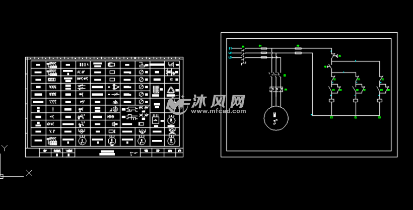 单按钮电机起停PLC控制程序电气原理图 - Aut