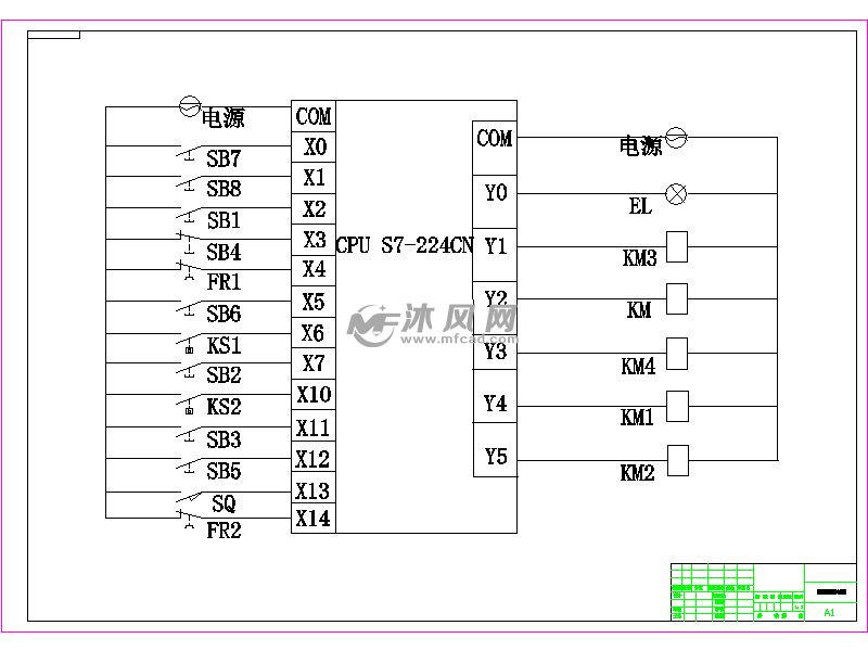 cw6163卧式车床数控改造之 plc控制系统设计