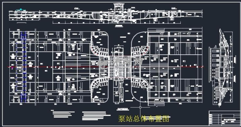 泵站总体布置图