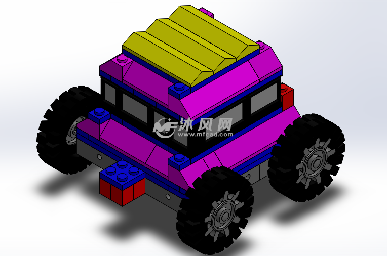 乐高大赛车模型 - 玩具公仔 - 沐风网