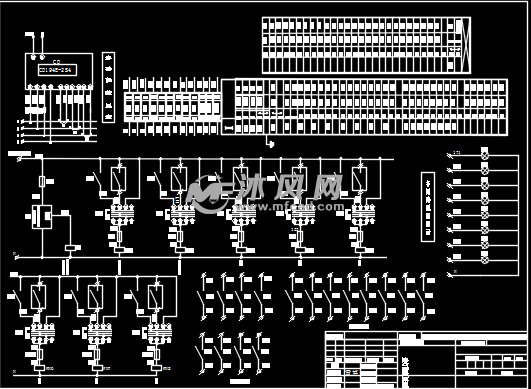 路灯控制系统设计图纸 - AutoCAD市政电气图纸
