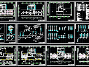 南方一梯五户十六层住宅楼建筑设计施工图 - A