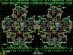 某地砖混结构多层住宅楼电气设计施工图 - Aut